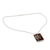 Onyx pendant necklace, 'Crimson Blossom' - Onyx pendant necklace (image 2b) thumbail