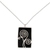 Onyx pendant necklace, 'Happy Tree' - Sterling Silver and Onyx Necklace Indian Modern Jewelry (image 2c) thumbail