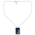 Lapislazuli Anhänger Halskette 'Star Shower' - Moderne Halskette aus Sterlingsilber mit Lapislazuli