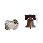 Cultured pearl and peridot cocktail ring, 'Mumbai Romance' - Pearl and Peridot Cocktail Ring from India Jewelry