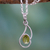 Peridot pendant necklace, 'Hindu Sonnet' - Peridot pendant necklace (image 2) thumbail