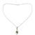 Peridot pendant necklace, 'Hindu Sonnet' - Peridot pendant necklace thumbail