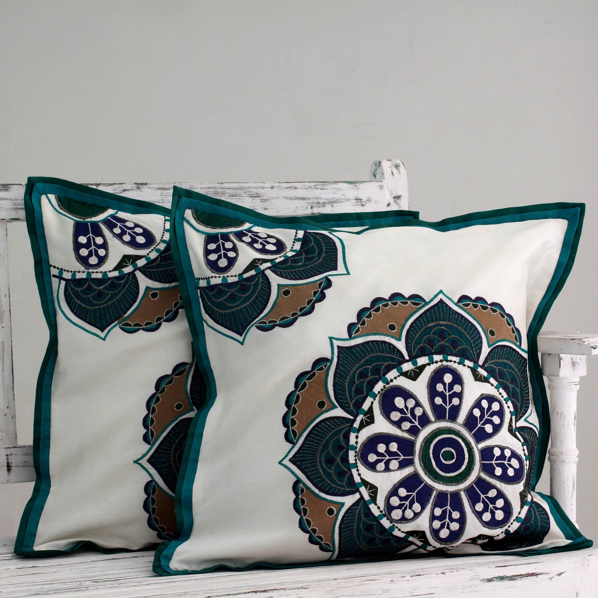 patterned cushion covers