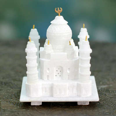 Escultura de mármol, 'Taj Mahal' (pequeña) - Escultura de mármol (pequeña)