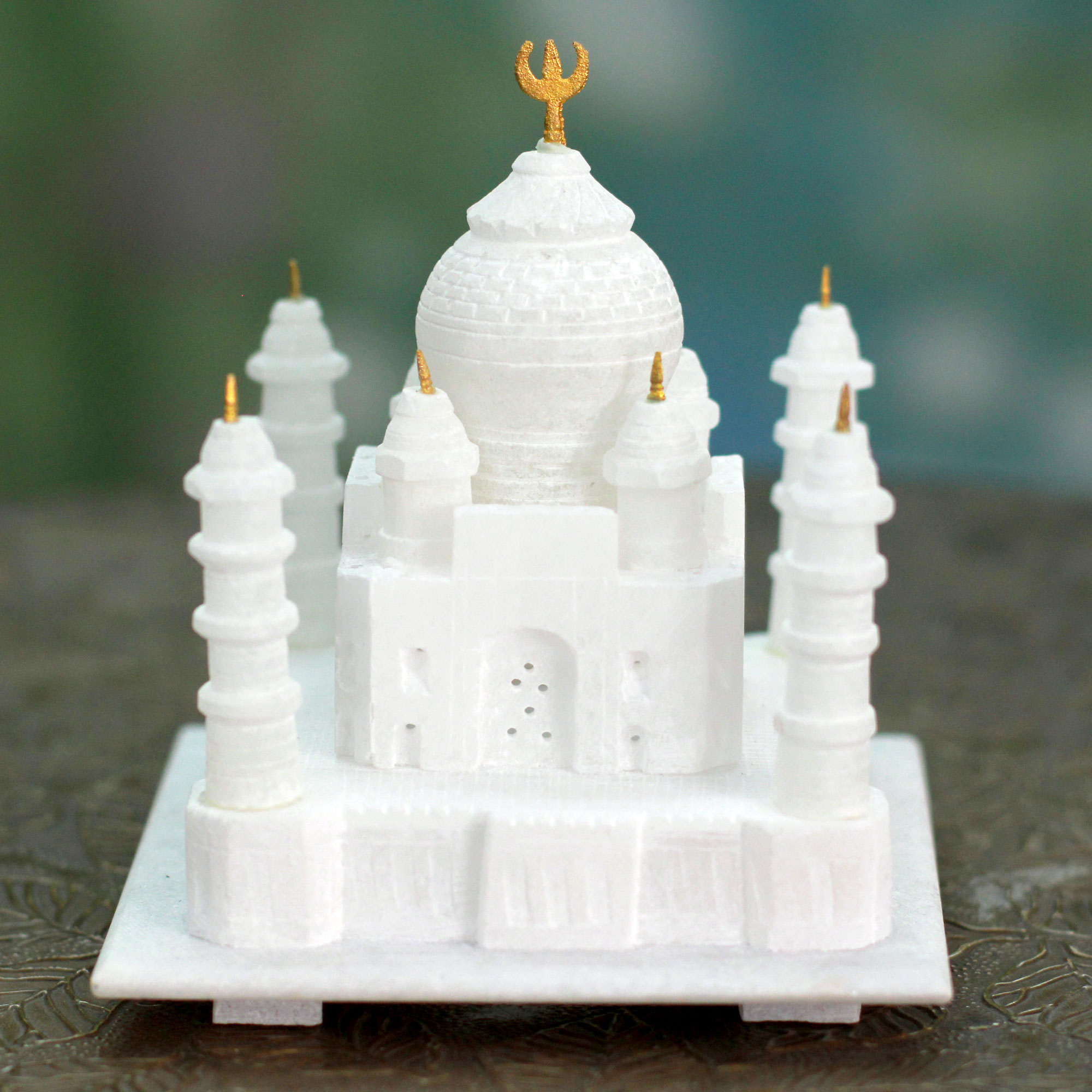 Nilvarna Handicraft Marble Taj Mahal India Show Piece Statue Gift :  Amazon.in: Home & Kitchen