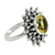 Citrine cocktail ring, 'Star' - Citrine jewellery Artisan Crafted Sterling Silver Jewelry (image 2a) thumbail