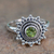 Peridot solitaire ring, 'Lime Princess' - Peridot solitaire ring thumbail