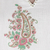 Perlenbesetzte Baumwolltunika - Tunika aus Baumwolle mit Blockdruck, Perlenstickerei und Pailletten