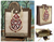 Jute tote bag, 'Fire Blossom' - Floral Jute Embroidered Shoulder Bag (image 2) thumbail