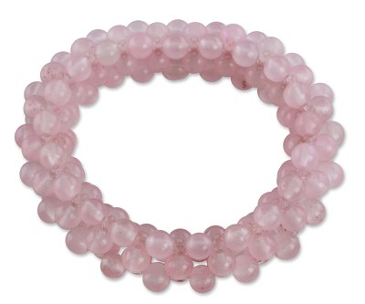 Rose quartz stretch bracelet