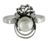 Cultured pearl cocktail ring, 'Bridal Bouquet' - Sterling Silver Cocktail Ring with Pearl Bridal Jewelry (image 2a) thumbail