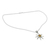 Citrine pendant necklace, 'Golden Sun' - Citrine and Sterling Silver Necklace from India Jewelry (image 2b) thumbail