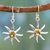 Citrine dangle earrings, 'Golden Sun' - Citrine dangle earrings
