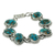 Sterling silver link bracelet, 'Heavenly Love' - Sterling silver link bracelet (image 2c) thumbail