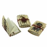 Handmade paper mini journals, 'Jaipur Verses' (set of 3) - Handmade paper mini journals (Set of 3)