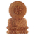 Wood sculpture, 'Serene Buddha I' - Wood sculpture (image 2b) thumbail