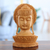Wood sculpture, 'Serene Buddha II' - Wood sculpture (image 2) thumbail