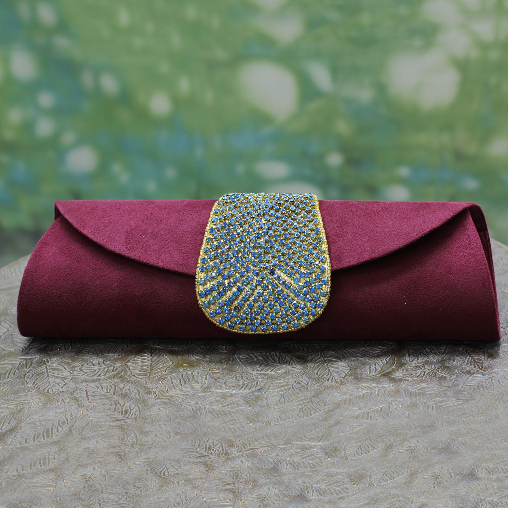 Handmade Beaded Clutch Bag Velvet Lined Evening Bag Gift for 