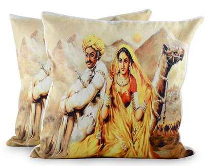 Cotton cushion covers