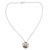 Cultured pearl and amethyst necklace, 'Bihar Blossom' - Artisan Crafted Pearl and Amethyst Necklace