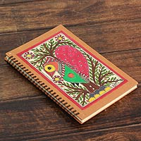 Madhubani journal, Bihar Lovebird