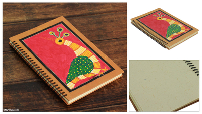 Journal, Red Gond Peacock