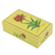 Papier mache box, 'Indian Wildflower' - Papier Mache Box (image 2a) thumbail