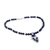 Lapis lazuli pendant necklace, 'Glorious Blue' - Handmade Lapis Lazuli and Silver Necklace