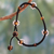 Tiger's eye flower anklet, 'Blossoming Quartet' - Macrame Anklet Crafted by Hand with Tiger's Eye and Silver (image 2) thumbail