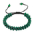 Onyx Shambhala-style bracelet, 'Tranquil Meadow' - Green Onyx Shambhala-style Bracelet Crafted by Hand (image 2b) thumbail