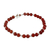 Carnelian strand necklace, 'Passion's Glow' - Modern Carnelian Necklace (image 2b) thumbail