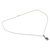Amethyst pendant necklace, 'The One' - Artisan Crafted Amethyst and Sterling Silver Necklace (image 2b) thumbail