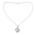 Collar colgante de plata esterlina - Collar de plata mantra de la India