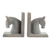 Soapstone bookends, 'Pretty Ponies' (pair) - Hand Carved Soapstone Horse Bookends (Pair) thumbail