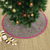 Wool Christmas tree skirt, 'Festivity' - Modern Wool Applique Christmas Tree Skirt