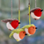 Wool ornaments, 'Robin's Delight' (set of 4) - Christmas Bird Ornaments (Set of 4) (image 2b) thumbail