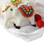 Wool ornaments, 'White Elephants' (set of 4) - Four Fair Trade White Elephant Ornaments Set (image 2c) thumbail