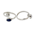 Cultured pearls and lapis lazuli toe rings, 'Pretty Perfection' (pair) - Pearl and Lapis Lazuli Sterling Silver Toe Rings (Pair) (image 2b) thumbail