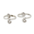 Sterling silver toe rings, 'Luminosity' (pair) - Handcrafted Sterling Silver Toe Rings from India (Pair) (image 2a) thumbail