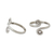Sterling silver toe rings, 'Luminosity' (pair) - Handcrafted Sterling Silver Toe Rings from India (Pair) (image 2b) thumbail