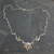 Collar flor de citrino - Collar de plata esterlina y citrino de joyería india