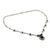 Collar con colgante de lapislázuli - Collar de Plata de Ley India y Lapislázuli