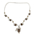 Y-Halskette aus Rauchquarz und Citrin - India Jewelry Y-Halskette aus Rauchquarz und Citrin