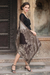 Wool shawl, 'Executive Elegance' - Warm Brown and Beige Wool Jamawar Shawl