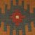 Jute rug, 'Geometric Fantasy' (4x6) - Handcrafted Indian Jute Rug (4x6) (image 2c) thumbail