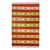 Alfombra de lana, Scarlet Garden (4x6) - Alfombra Dhurrie de lana tejida a mano roja y amarilla (4 x 6)