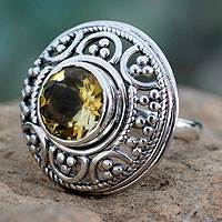 Featured review for Citrine cocktail ring, Dazzle