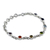 Multi-gemstone chakra bracelet, 'Inner Space' - Sterling Silver Bracelet Multi Gemstone Chakra Jewelry (image 2b) thumbail