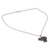 Amethyst flower necklace, 'Bouquet of Wisdom' - Amethyst Flowers on Sterling Silver Necklace (image 2b) thumbail