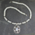 Rainbow moonstone pendant necklace, 'Mughal Garden' - Rainbow Moonstone and Sterling Silver Necklace thumbail